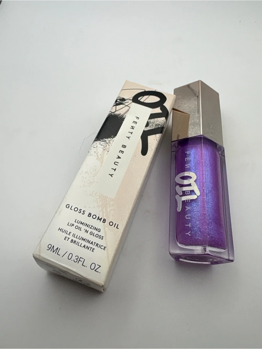 Fenty Beauty Gloss Bomb Oil- Iridescent Purple Shimmer Miss Jellyfish 02-NEW